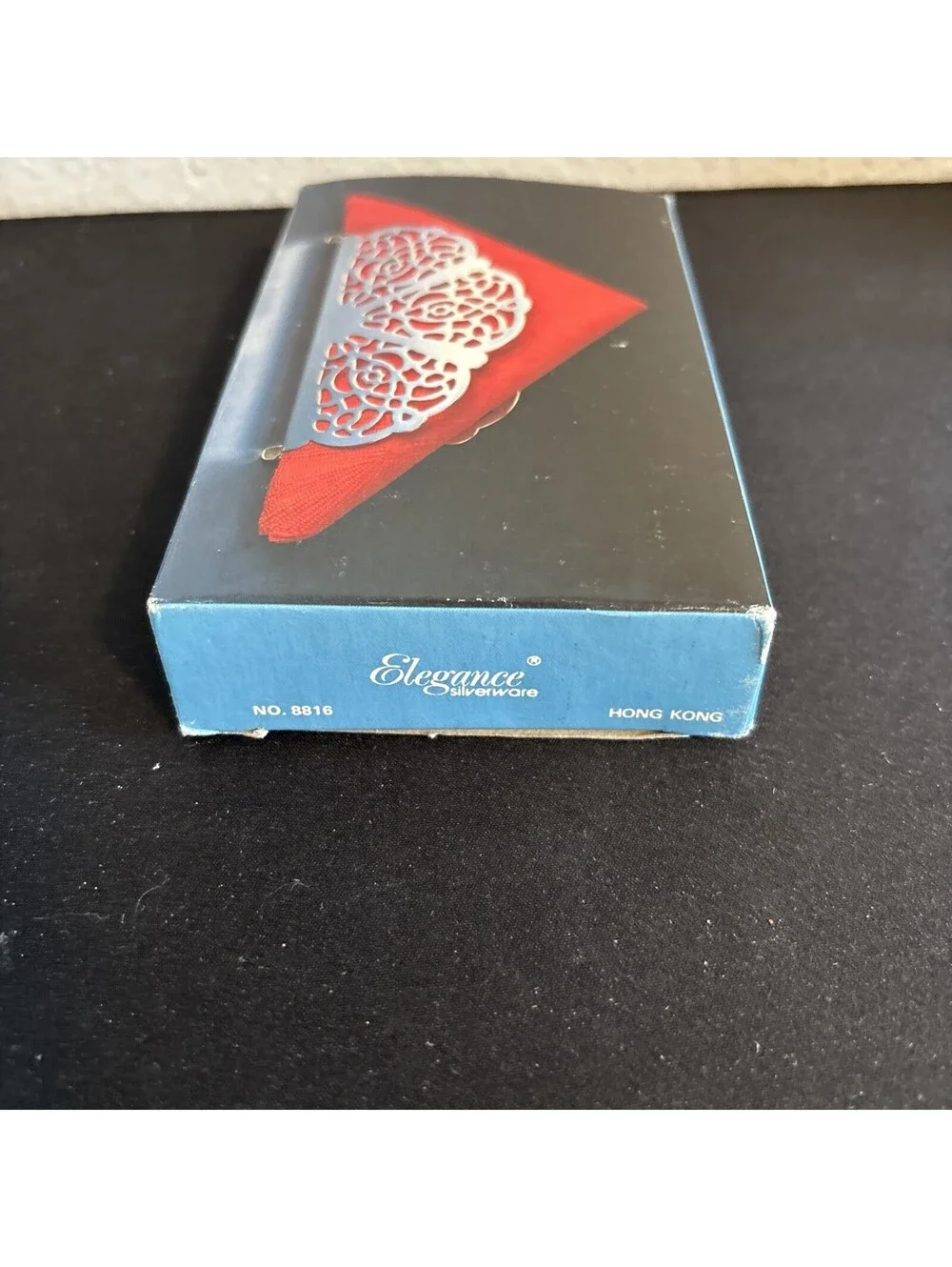 Vintage Elegance Silverware - Silver Plated Napkin Holder - NIB
